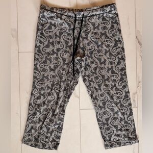 Cropped Pajama Pants